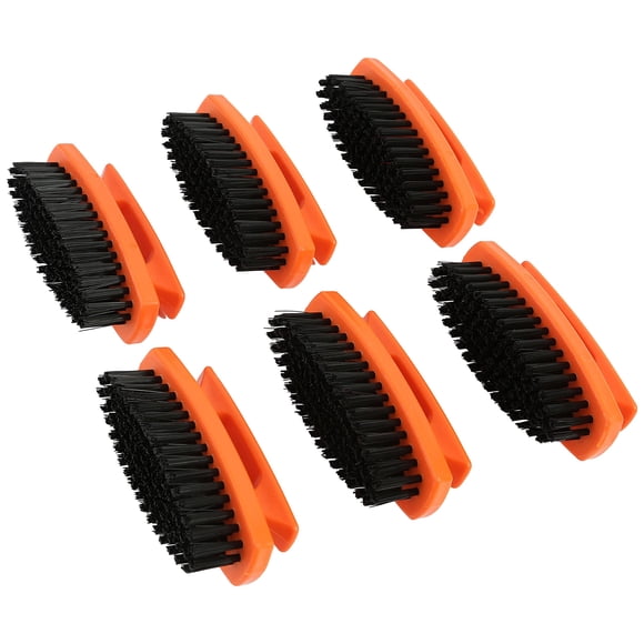 Juego de cepillos para uñas GreatNeck 19025 con cerdas rígidas, paquete de 6