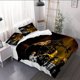thumbnail image 1 of Motorcycle Duvet Cover Set - Black White Graphic Print Zipper Closure, 1 of 1