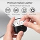 thumbnail image 2 of Funda Alto para AirPods 4 de cuero italiano con llavero, negra, 2 of 6