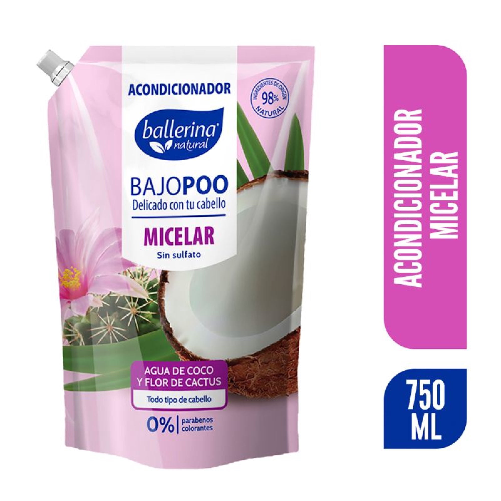 Acondicionador Ballerina Micelar Bajopoo