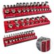 thumbnail image 1 of Organizador de Carracas EACELIY 3 uds 1/4\", 1/2\", 3/8\" Rojo, 1 of 7