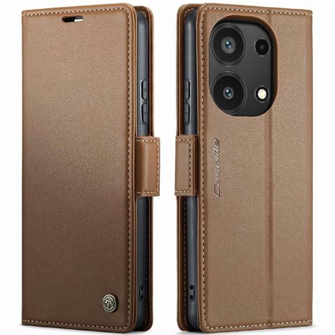 Caseme Tipo Cartera Xiaomi Redmi Note 13 4G Con Cierre Magnético, Rfid, Tarjetero, Soporte, Carga Inalámbrica