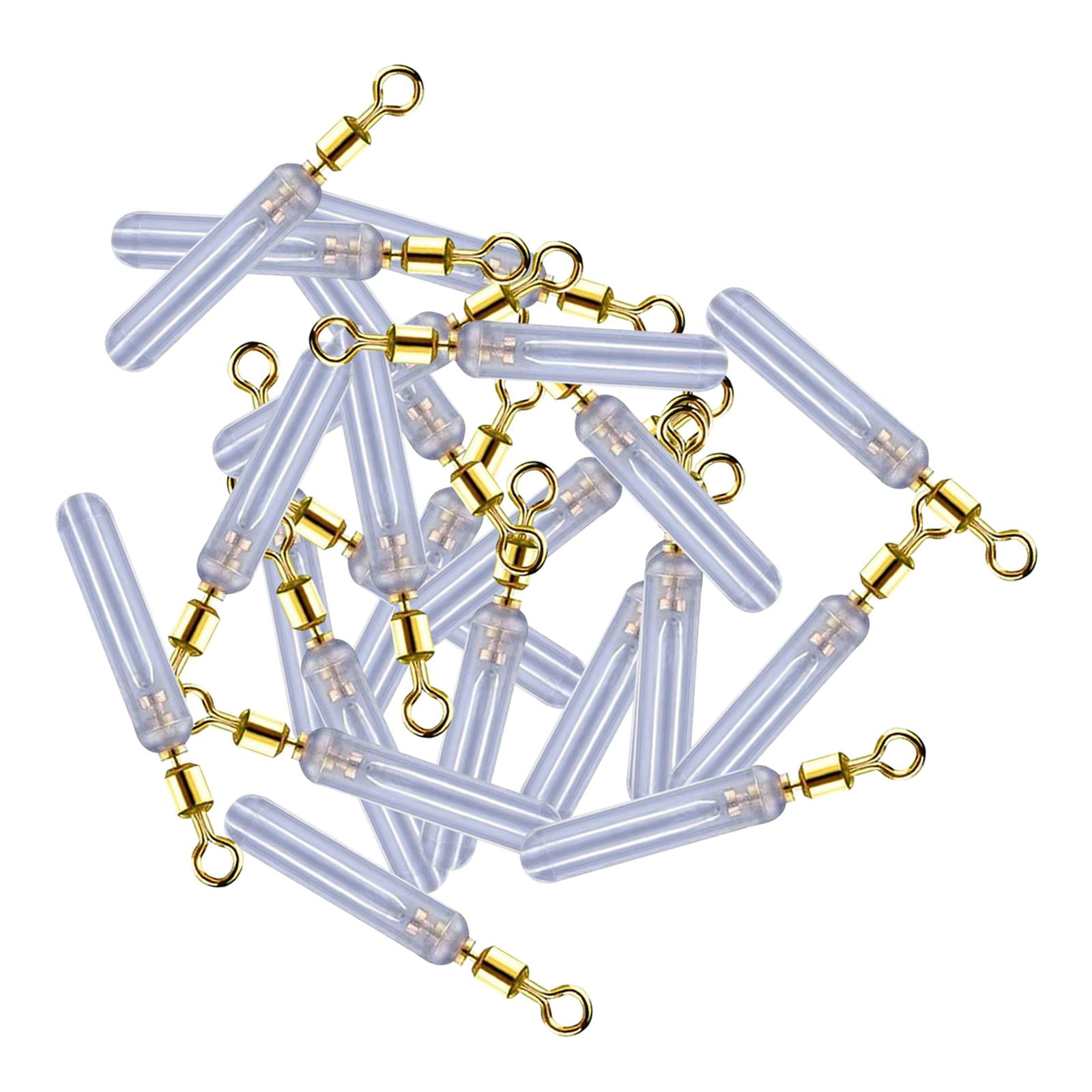 Magideal - 20 Piezas Soporte Para Flotadores De Pesca Asiento Flotante Giratorio Boya Para Pescar Rotación De Silicona Flotador Manga Asiento Accesorios De Pesca L