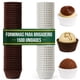 thumbnail image 1 of Vasitos de repostería TraditionTools 1500 uds marrón/blanco, 1 of 9