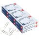 thumbnail image 1 of Clips de papel Deli 600 unidades plateado antideslizante (6 cajas), 1 of 6