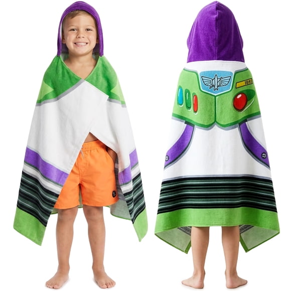 Toalla de baño con capucha Disney Pixar Toy Story Buzz Lightyear para niño