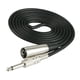 thumbnail image 1 of XLR Macho A 6.35mm 1/4 "Mono Macho Micrófono Convertidor De Audio OFC Cable 2m, 1 of 5