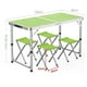 thumbnail image 2 of Pack de Mesa Plegable con 4 Sillas para Camping en color Verde - Mesas y Sillas Portátiles, 2 of 4
