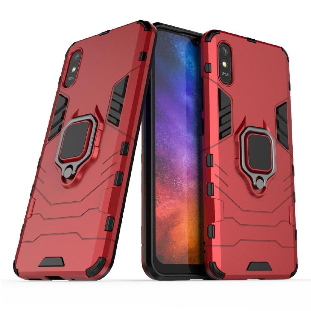 Foxdock Funda Antigolpes Para Xiaomi Redmi 9a – Protección Total Con Soporte Y Diseño Robusto