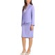 thumbnail image 4 of INSPIRE CHIC Conjunto de Falda para Mujer Regreso a Clases Traje de Maestra Conjunto de Blazer sin Cuello y Faldas Lápiz 2 Piezas Conjuntos Elegantes XL Lila, 4 of 6