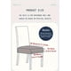 thumbnail image 3 of Xiao Hua Funda de Asiento para Silla de Comedor Marrón Oscuro -2 Piezas, Respaldo Abierto Elástico en 4 Direcciones, Bolsillo Deslizante Transpirable, Adecuada para Protección de Cocina y Comedor, 3 of 5