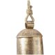 thumbnail image 4 of Campanas decorativas de vaca estilo tibetano Deco 79 en metal dorado, juego de 3, 4 of 9