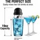 thumbnail image 3 of Glass Cocktail Shaker, Martini Drink Shaker Bottle, 19 oz, 3 of 3