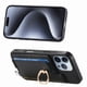 thumbnail image 3 of Funda Magnética para iPhone 16 Pro Max con Billetera y Anillo, Protector Resistente Negro, 3 of 6