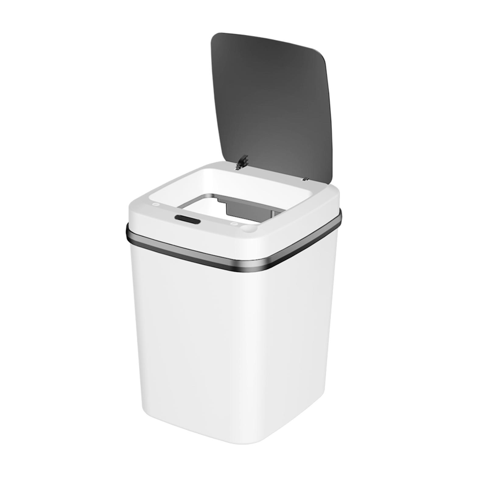 Magideal - Cubo De Basura De Inducción Inteligente, Cubo De Basura Eléctrico, Cubo De Basura Impermeable, Botes De Basura Para Baño Con Tapas Para Baño Y Oficina