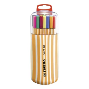 Stabilo Rotulador Punta Fina Point 88 Estuche Zebrui 20 Unid