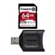thumbnail image 1 of Tarjeta SDXC Kingston Canvas React Plus de 64 GB UHS-II C10 U3 V90, 1 of 4