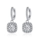 thumbnail image 1 of Aretes de Moissanita 2cttw para Mujer Color D Claridad VVS1 Aretes de Aro de Diamante Azul/verde/rosa Aretes de Boda de Moissanita para Novias Dama de Honor con Certificado, 1 of 9