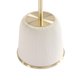 thumbnail image 5 of Mesa lateral redonda moderna Anderson de Manhattan Comfort, color crema, 5 of 7