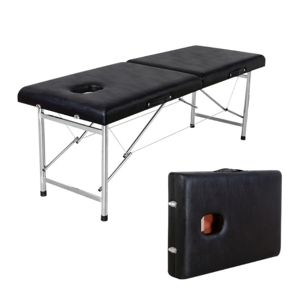 Ultraestetica - Camilla Para Masajes De 2 Cuerpos Portátil Negra