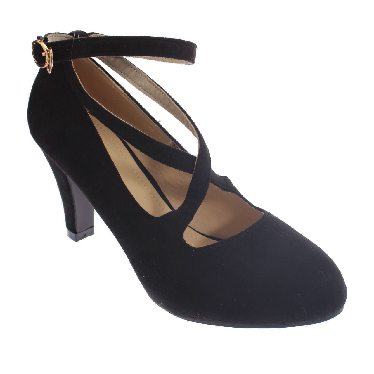 Vía Franca - Zapato Taco Negro Heriel