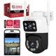 thumbnail image 1 of Cámara De Seguridad 5g Zeker Doble 4mp Exterior Impermeable Blanco, 1 of 3