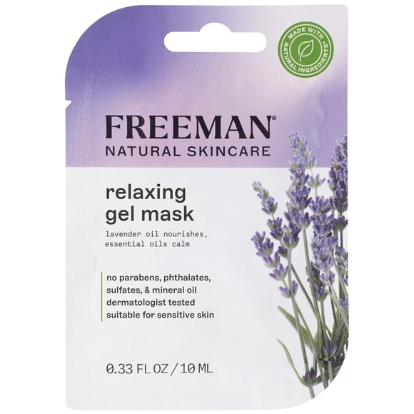Mascarilla Facial Gel Freeman Lavanda Aceite Esencial 10 ml
