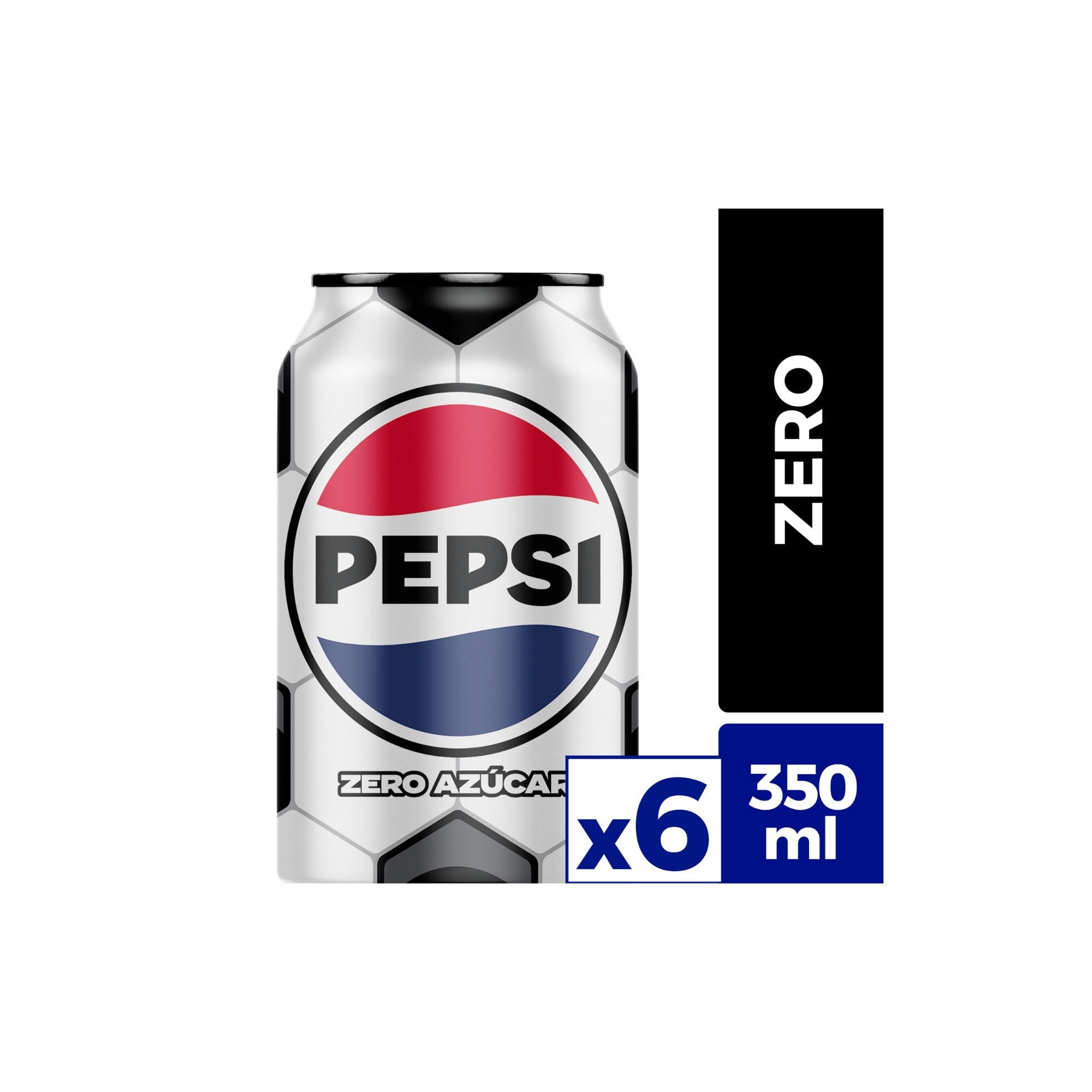 Bebida Zero Pack Lata 6 Un Pepsi Zero