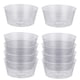 thumbnail image 1 of Bandeja de goteo Plant Saucer Idyllize de plástico transparente, 10 unidades, 15 cm, 1 of 3