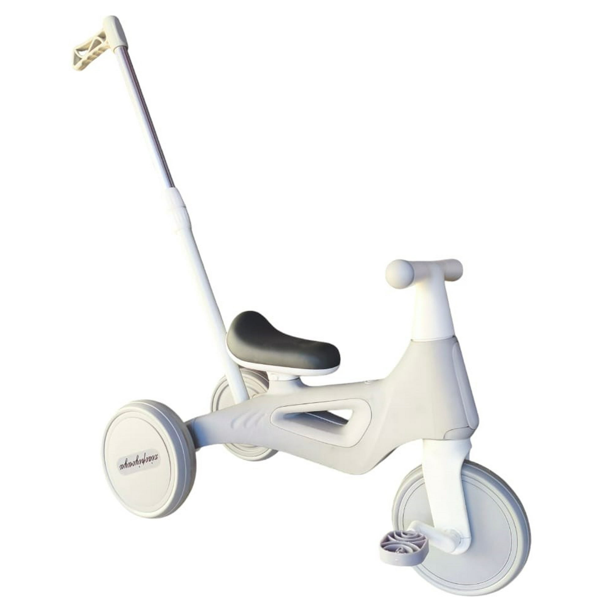 Vipnetwork - Triciclo Infantil Multifuncional 5 En 1 Con Pedales Gris