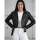 thumbnail image 1 of Chaqueta Biker De Ecocuero Negra (Mujer), 1 of 2