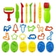 thumbnail image 1 of Kit de 26 moldes de plastilina de cristal para modelar arcilla, juego de herramientas de plastilina de plástico para niños, regalo para niños, 1 of 5