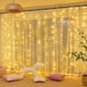 thumbnail image 3 of 1pc LED Curtain Lights Waterfall Lights 59.06inch/4.92ft, 78.74inch/6.56ft Garland Fairy Lights Christmas Decorations Wedding LED Fairy Lights Navidad Gift 2023 New Year's Day Ramadan Decorations, 3 of 5