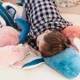 thumbnail image 3 of Peluche Ballena Gravillou Mamá Y Bebé - Azul, 3 of 3