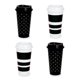 thumbnail image 1 of Set de 4 vasos reutilizables Kate Spade New York con puntos y rayas 4x473 ml, 1 of 7