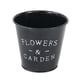 thumbnail image 2 of Maceta Para Plantas De Jardín, 5,1x4,7x3,5 Pulgadas, Para Centro De Mesa, Resistente, Negro, Sin Asas, 2 of 5