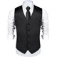 thumbnail image 2 of Gilet Satin Formal Hombre Chaqueta Sin Mangas Matrimonio negro L, 2 of 4