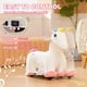 thumbnail image 5 of Caballito Eléctrico Qaba 6V Unicornio Blanco para Niños de 18 a 36 Meses, 5 of 9
