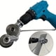 thumbnail image 2 of Effortlessly Cut Through Stainless Steel, Aluminum & Iron Sheets with this Electric Drill Bit Cutter Attachment!, 2 of 2