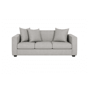 Jamaroff Home Atelier - Sofa Noir 3C Lino Gris Claro