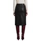 thumbnail image 3 of INSPIRE CHIC Falda Midi de Mujer de Cuero Sintético Cintura Alta con Cinturón y Bolsillo Ajustada a la Rodilla Mediana Negra, 3 of 5