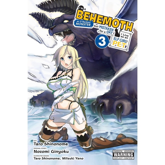 Manga Yen Press Vol. 3 Soy un Behemoth, un monstruo de rango S, confundido con un gato y mascota de una elfa