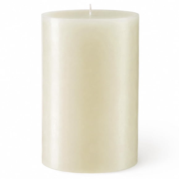 Vela Mister Candle 10 cm x 15 cm Pilar Marfil Sin Goteo
