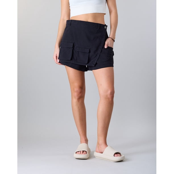 Falda Short Mujer Canvas procesado XS3732 Polemic