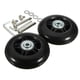 thumbnail image 1 of 2 Ruedas Para Maleta De Equipaje, Ruedas Giratorias Flexibles Resistentes Al Desgaste, Color Negro, 68 Mm X 24 Mm, 1 of 5