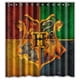 thumbnail image 1 of Cortina de ducha con el logo de la escuela Hogwarts de Harry Potter, juego de cortinas de baño con ganchos, tamaño 66 x 72 pulgadas, 1 of 3