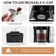 thumbnail image 4 of Cápsulas de café reutilizables K-Cups para cafetera Ninja Dual Brew, filtros de café compatibles con la máquina Ninja CFP201 CFP301 Dual Brew Pro (paquete de 2), 4 of 5