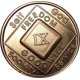 thumbnail image 1 of Collar Narcotics Anonymous Medalla de 9 Años 34 mm, 1 of 3