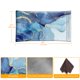 thumbnail image 2 of Funda para gafas Fintie Ocean Marble de piel vegana con tela, 2 of 7