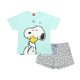 thumbnail image 1 of Pijama Corto Mujer Love You Mint Snoopy L, 1 of 3